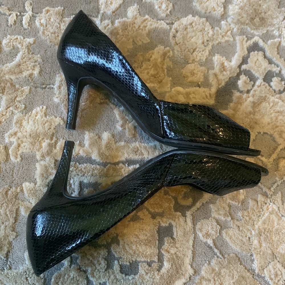 Fioni Snakeskin Heels